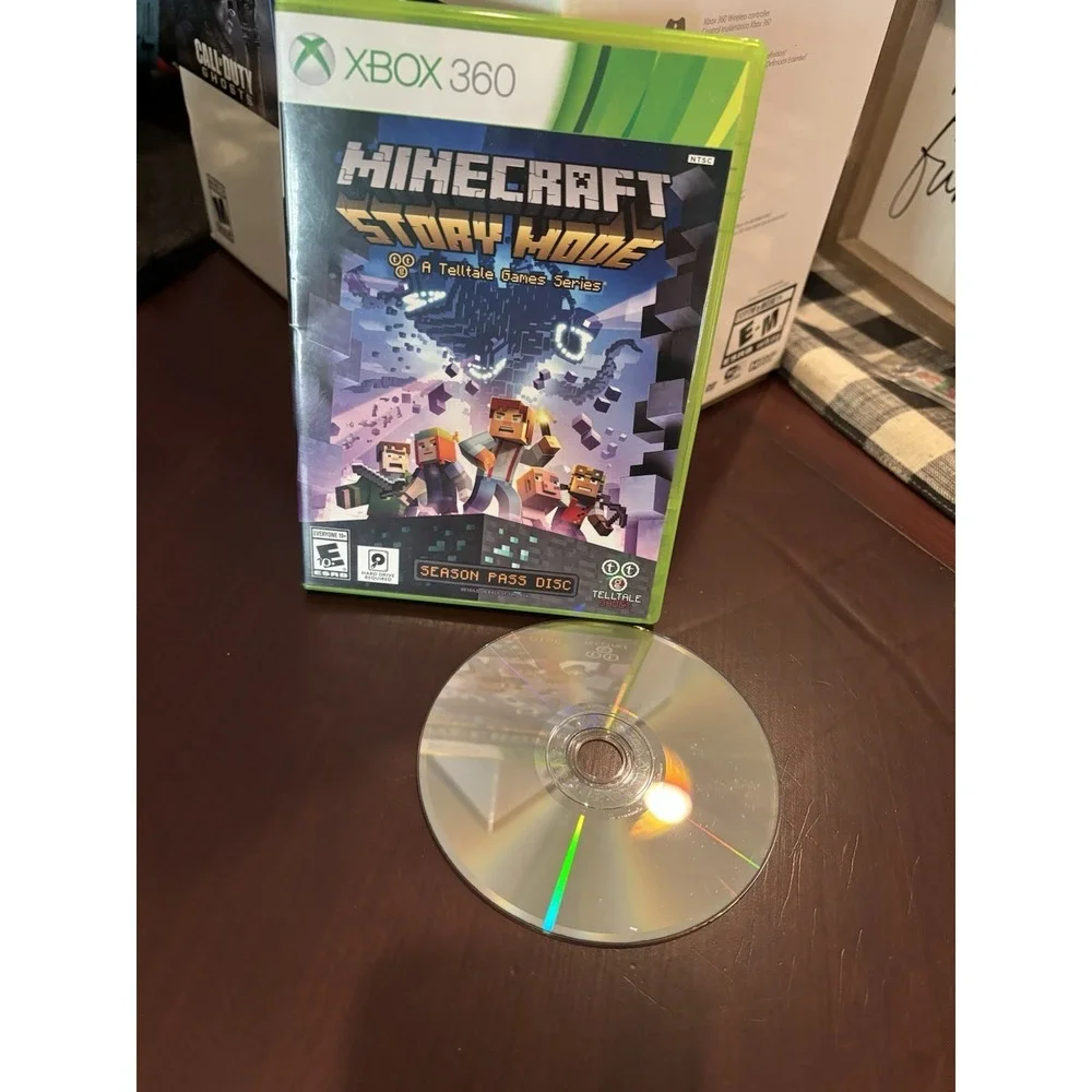 Minecraft: Story Mode Season Pass Disc (Xbox 360, 2015 Telltale Games)‎